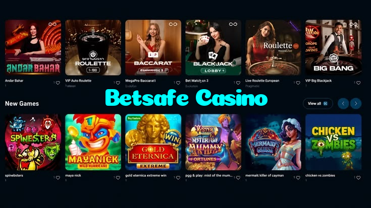 Betsafe Casino خوش آمدید بونس +600% پیشکش موبائل ایپ کے پروموشن سیکشن میں دکھائی دیتی ہے۔